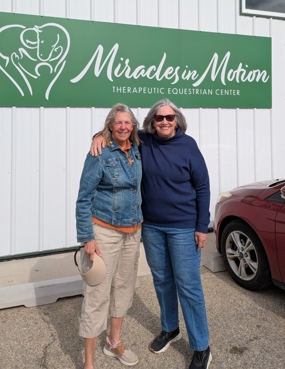 Lois James with Sharon Juergens 